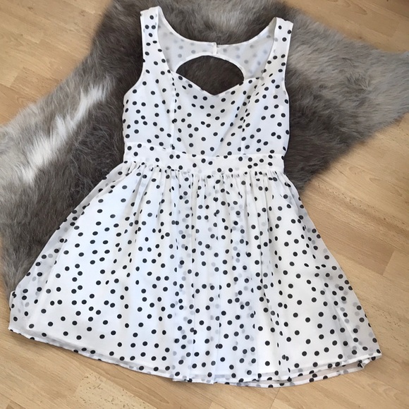 Forever 21 Dresses & Skirts - White Polka Dot Dress